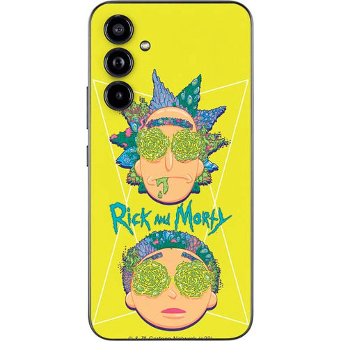 Adult Swim Rick and Morty Rick and Morty Portal Eyes Galaxy A54 5G Skin